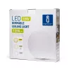 Plafon LED ściemnialny 18W 4000K neutralny, śr. 33,7 cm, wys. 8 cm - 8433325193782