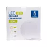 Plafon LED ściemnialny 18W 4000K neutralny, śr. 33,7 cm, wys. 8 cm - 8433325193782