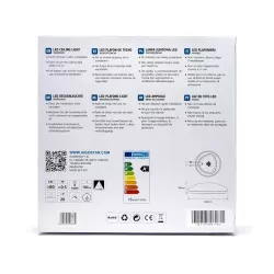 Plafon LED ściemnialny 18W 4000K neutralny, śr. 33,7 cm, wys. 8 cm - 8433325193782