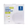 Plafon LED ściemnialny 18W 6500K zimny, śr. 33,7 cm, wys. 8 cm - 8433325193799