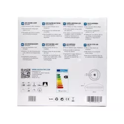 Plafon LED ściemnialny 18W 6500K zimny, śr. 33,7 cm, wys. 8 cm - 8433325193799