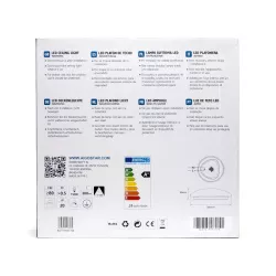 Plafon LED ściemnialny 24W 3000K ciepły, śr. 38,5 cm, wys. 8 cm - 8433325193805