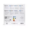Plafon LED ściemnialny 24W 3000K ciepły, śr. 38,5 cm, wys. 8 cm - 8433325193805