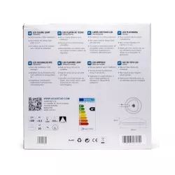 Plafon LED ściemnialny 24W 4000K neutralny, śr. 38,5 cm, wys. 8 cm - 8433325193812