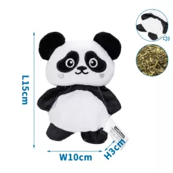 Szeleszcząca zabawka z kocimiętką pluszowa panda - 8719138138999