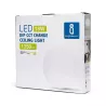 Plafon LED CCT regulowany 18W 3000-6500K, śr. 31,8 cm, wys. 8,5 cm - 8433325193836