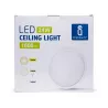 Plafon LED okrągły 24W 4000K neutralny, śr. 38 cm, szeroka ramka - 8433325193898