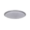 Plafon LED okrągły 18W 3000K ciepły, śr. 35 cm, srebrna ramka - 8433325193911