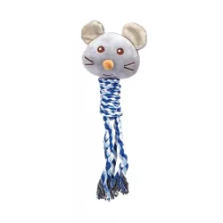 Pluszowa dźwiękowa zabawka dla psa - mysz - 8719138179039