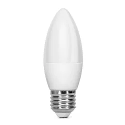 Żarówka diodowa świeczka LED C37 E27 6W ciepła - 8433325178994