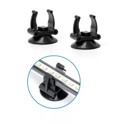 Lampa akwariowa dł 40cm/2w białe światło szklana rurka z przyssawkami - 8719138181933