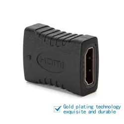 Adapter HDMI żeński na męski czarny - 8433325194260