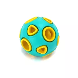 Zabawka pla psa w kształcie piłki z dozownikiem średnica 5cm - 8719138185917