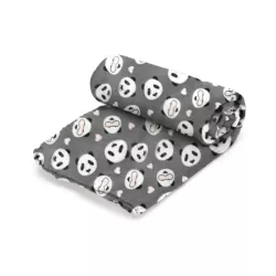 Koc dla zwierząt M:D120*S100cm szary/niebieski/brązowy - 8719138187249