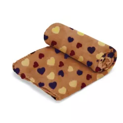 Koc dla zwierząt M:D120*S100cm szary/niebieski/brązowy - 8719138187270