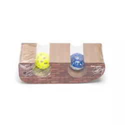 Drapak dla kota harmonijka akordeon 4 opcje z kocimiętka i piłeczkami - 8719138194001