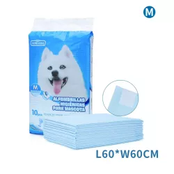 PET PAD WITH ADHESIVE TAPE STICKERS L60*W60CM WHITE&BLUE - 8719138196456