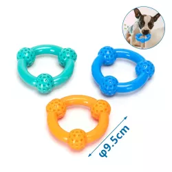 Pierścień dentystyczny z kulkami φ9.5cm zabawka dla psa i szczeniaka - 8719138197729