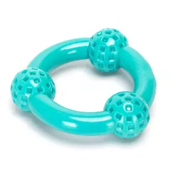 Pierścień dentystyczny z kulkami φ9.5cm zabawka dla psa i szczeniaka - 8719138197729