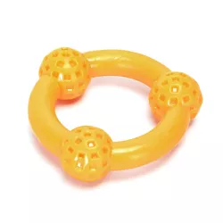 Pierścień dentystyczny z kulkami φ9.5cm zabawka dla psa i szczeniaka - 8719138197729