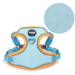 Pastelowe szelki bez uciskowe dla małego psa lub kota rozmiar XXXS - 8719138199440