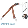 Pas bezpieczeństwa dla psa, dwustronny, W2,5×L48-72cm - 8719138200221