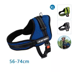 Uprząż dla psa XL wytrzymałe odblaskowe szelki obwód klatki 56-74 cm - 8719138200344