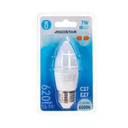 LED C37 E27 7W - 8433325179052