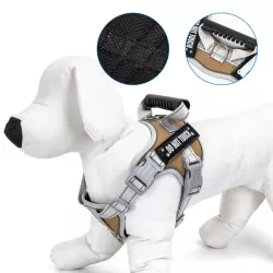 Uprząż dla psa S wytrzymałe odblaskowe szelki obwód klatki 45-59 cm - 8719138201402