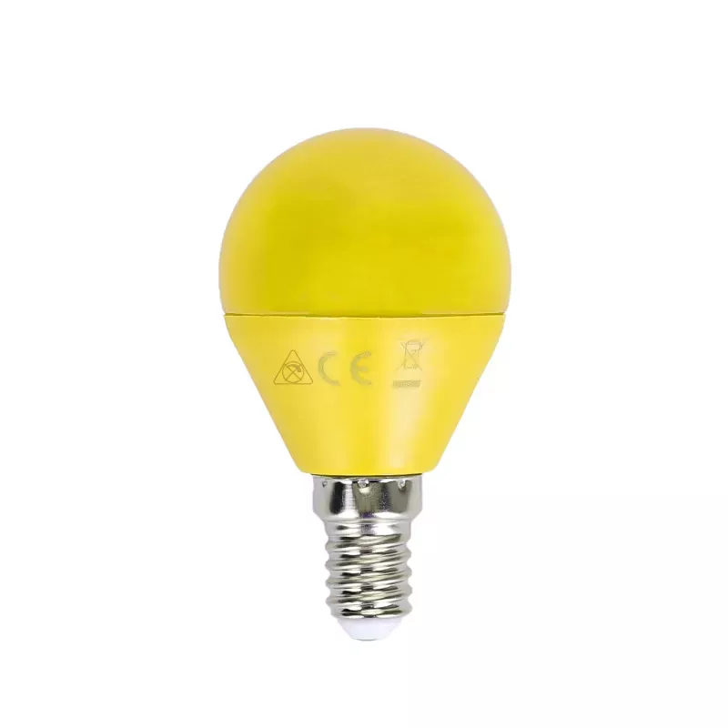 LED G45 Żółta E14 4W - 8433325195632