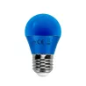 Niebieska żarówka diodowa LED mała kulka G45 blue E27 4W - 8433325195656