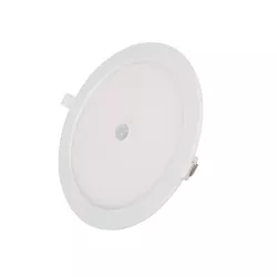 Podtynkowa okrągła lampa LED E6 z czujnikiem 24W biała - 8433325183936