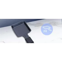 Elektryczny wielofunkcyjny grill raclette 1500 W o dużej pojemności - 8433325202736