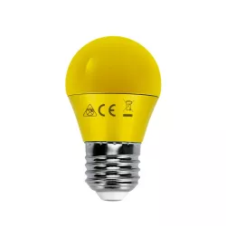 LED G45 Żółta E27 4W - 8433325195694