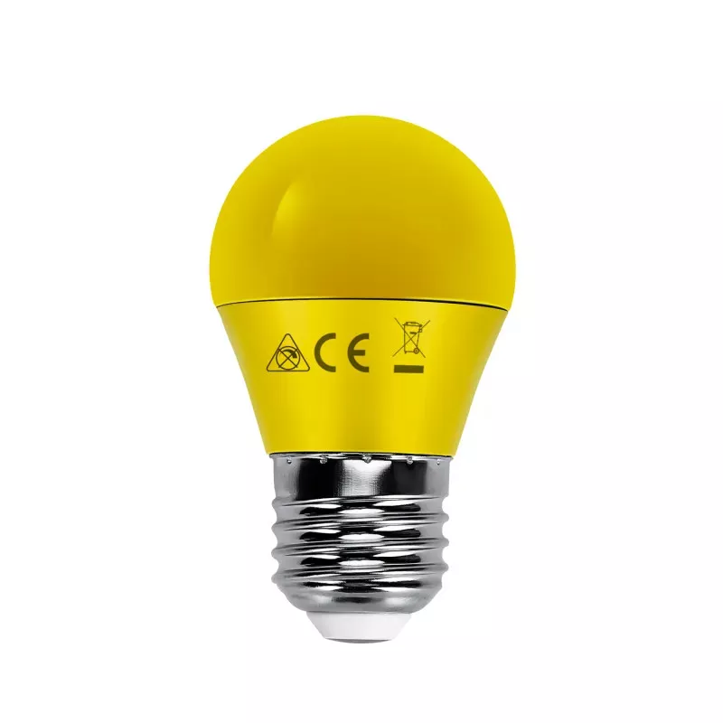 LED G45 Żółta E27 4W - 8433325195694