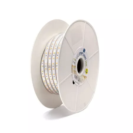 Taśma LED z układem scalonym Żółta 50m 10mm - 8433325195861