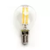 Żarówka LED Filament 4w/230V przezroczysta ciepła kulka G45 E14 470lm - 8433325196134