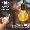 Żarówka LED Filament 4w/230V przezroczysta ciepła kulka G45 E14 470lm - 8433325196134