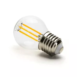 Żarówka LED Filament E27 4W/230V przezroczysta ciepła kulka G45 470lm - 8433325196158