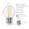 Żarówka LED Filament E27 4W/230V przezroczysta ciepła kulka G45 470lm - 8433325196158