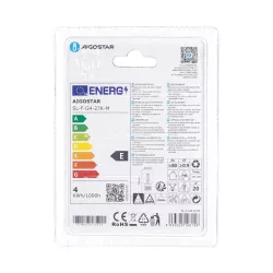 Żarówka LED Filament E27 4W/230V przezroczysta ciepła kulka G45 470lm - 8433325196158