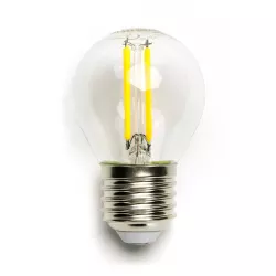 Żarówka LED Filament E14 4W/230V przezroczysta zimna kulka G45 470lm - 8433325196165