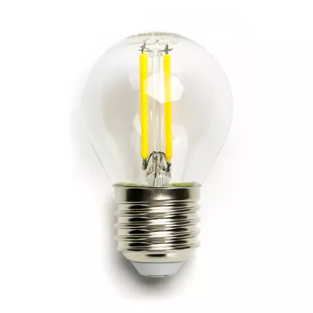 Żarówka LED Filament E14 4W/230V przezroczysta zimna kulka G45 470lm - 8433325196165