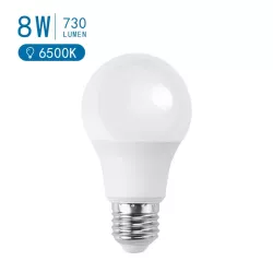 Żarówka mleczna LED A60 E27 8W biała zimna - 8433325175740