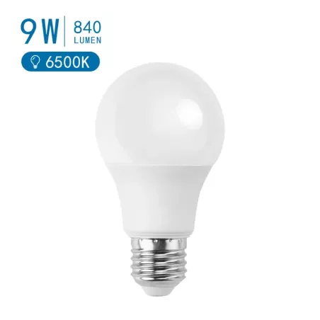 Żarówka mleczna LED A60 E27 9W baiła zimna - 8433325175757