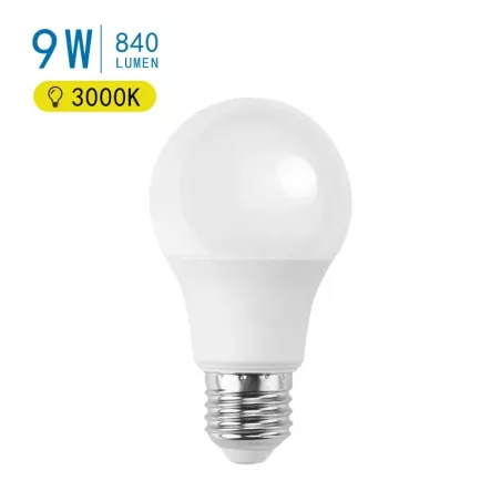 Żarówka mleczna LED A60 E27 9W biała ciepła - 8433325175764