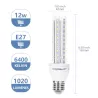 Żarówka LED W Kształcie U 3U E27 12W/230V biała zimna - 8433325176068