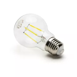 Żarówka LED Filament E27 4W/230V przezroczysta zimna klasyczna 500lm - 8433325196240