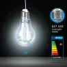 Żarówka LED Filament E27 4W/230V przezroczysta zimna klasyczna 500lm - 8433325196240