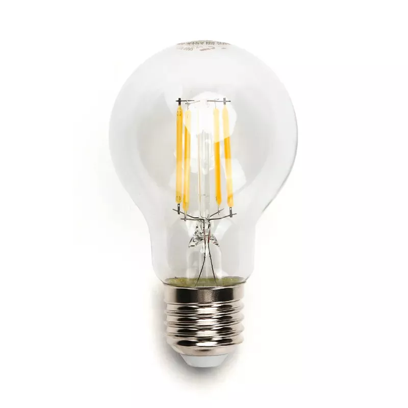 Żarówka LED Filament E27 8W/230V przezroczysta ciepła klasyczna 950lm - 8433325196271